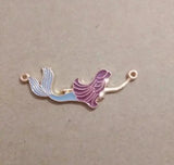 20pcs Mermaid Connector Charms for Jewelry Making