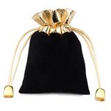 20pcs Vintage Velvet Wine Red Gift Bags 7x9cm Drawstring Jewelry Packaging