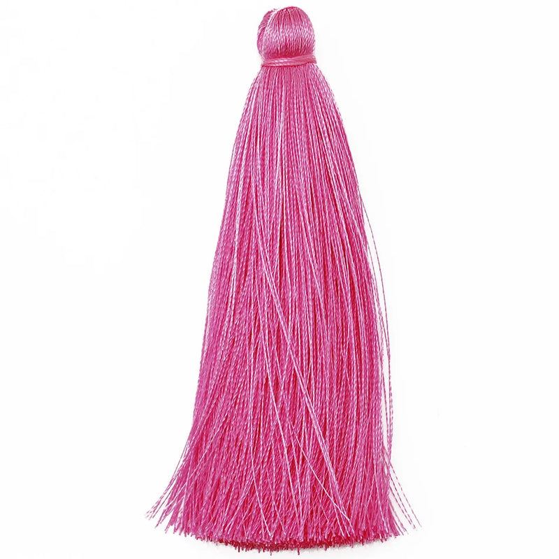 20pcs/lot 8cm Pink Rayon Tassel for Garment/Curtain/Home Textile