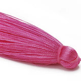 20pcs/lot 8cm Pink Rayon Tassel for Garment/Curtain/Home Textile