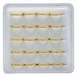 20pcs 8mm Rhodium 925 Silver Hoop Earrings Tragus Piercing Jewelry