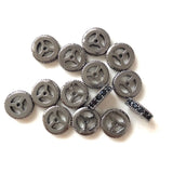 20pcs 8mm Micro Zirconia Pave Wheel Spacers for Jewelry Making