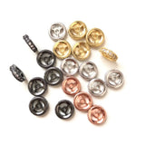 20pcs 9.6mm Zirconia Wheel Spacers for Jewelry Making
