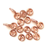 20pcs 9.6mm Zirconia Wheel Spacers for Jewelry Making