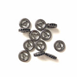 20pcs 9.6mm Zirconia Wheel Spacers for Jewelry Making