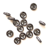 20pcs 9.6mm Zirconia Wheel Spacers for Jewelry Making