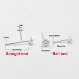 925 Sterling Silver Rose Flower Nose Pin Rings Studs