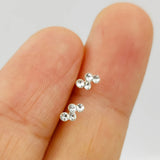 20pcs 925 Silver Nose Stud Clear Crystal Ball Nariz Piercing Body Jewelry