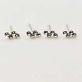 20pcs 925 Silver Nose Stud Clear Crystal Ball Nariz Piercing Body Jewelry