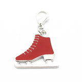 20pcs Alloy Ice Skates Dangle Charms for Jewelry Making