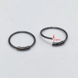 20pcs 925 Silver Nose Ring Hoop Septum Rings Jewelry