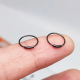 20pcs 925 Silver Nose Ring Hoop Septum Rings Jewelry