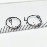 20pcs 925 Silver Nose Ring Hoop Septum Rings Jewelry