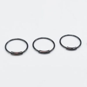 20pcs 925 Silver Nose Ring Hoop Septum Rings Jewelry