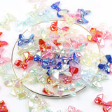 20pcs Bowknot Shape Acrylic Beads Jewelry Making DIY Phone Chain Accessories