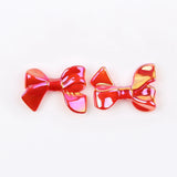 20pcs Bowknot Shape Acrylic Beads Jewelry Making DIY Phone Chain Accessories