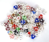20pcs Colorful Rhinestone Ball Pendants for Bracelet&Necklace DIY Jewelry
