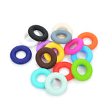 20pcs Donut Loose Silicone Beads Safe for Teething Toys