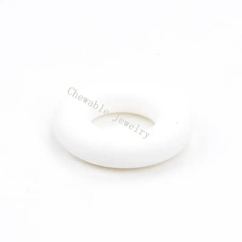 20pcs Donut Loose Silicone Beads Safe for Teething Toys