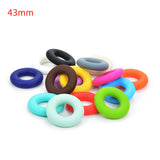 20pcs Donut Loose Silicone Beads Safe for Teething Toys