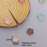 20pcs Czech Glass Flower Spacer Beads Plum Blossom Crystal for DIY Jewelry