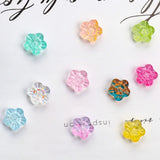 20pcs Czech Glass Flower Spacer Beads Plum Blossom Crystal for DIY Jewelry