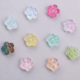 20pcs Czech Glass Flower Spacer Beads Plum Blossom Crystal for DIY Jewelry