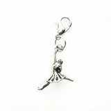 20pcs Dancing Girl Dangle Charms DIY Bracelet Pendants Jewelry Accessory
