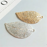 20pcs Leaf Hollow Leaves Charms Pendant For Wedding Jewelry