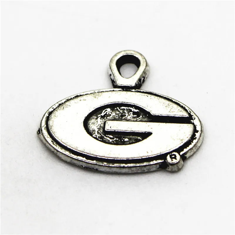 20pcs Football Sports Packers Dangle Charms DIY Jewelry Accessories