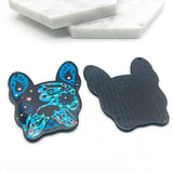 20pcs French Bulldog Pug Dog Acrylic Charms for Jewelry Making