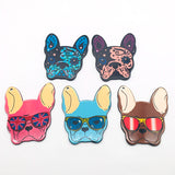 20pcs French Bulldog Pug Dog Acrylic Charms for Jewelry Making