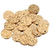 20pcs Stainless Steel Round Charms Blank Coin Beads DIY Necklace Bracelet