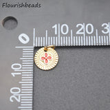 20pcs Good Nickel Plated Flower Charms Pendants for Diy Jewelry Bracelet