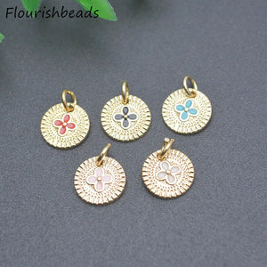 20pcs Good Nickel Plated Flower Charms Pendants for Diy Jewelry Bracelet