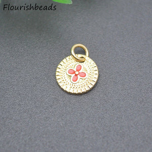 20pcs Good Nickel Plated Flower Charms Pendants for Diy Jewelry Bracelet