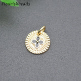 20pcs Good Nickel Plated Flower Charms Pendants for Diy Jewelry Bracelet