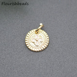 20pcs Good Nickel Plated Flower Charms Pendants for Diy Jewelry Bracelet
