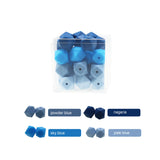 20pcs 17mm Hexagon Silicone Beads for Teething Necklace Making