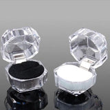 20pcs Acrylic Transparent Jewelry Boxes