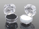 20pcs Acrylic Transparent Jewelry Box Wedding Packaging