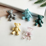 20pcs/lot Bear Charms Keychain Pendants Clothing Female N236