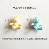 20pcs/lot Bear Charms Keychain Pendants Clothing Female N236