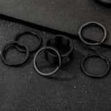 20pcs Metal Blank Keyring Keychain Split Ring DIY Key Chains Accessories