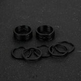 20pcs Metal Blank Keyring Keychain Split Ring DIY Key Chains Accessories