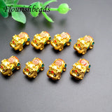 20pcs Enamel Pixiu Charms for DIY Red Rope Bracelet Jewelry Making
