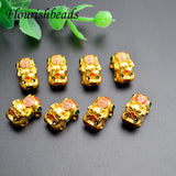 20pcs Enamel Pixiu Charms for DIY Red Rope Bracelet Jewelry Making