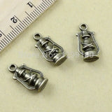 20pcs Bronze Lantern Charm Pendant for Necklace DIY Jewelry Making 20x11mm