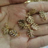 20pcs Micro-set Zircon Charms for DIY Jewelry Making