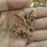 20pcs Micro-set Zircon Charms for DIY Jewelry Making